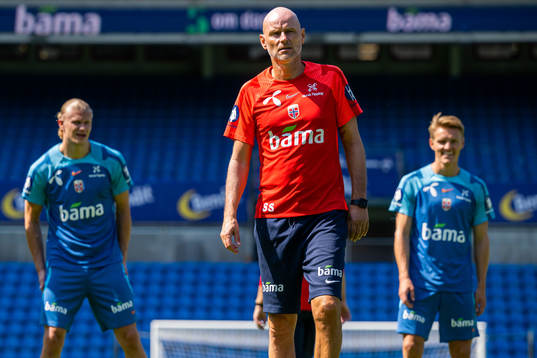 Erling Braut Haaland, head coach Ståle Solbakken and