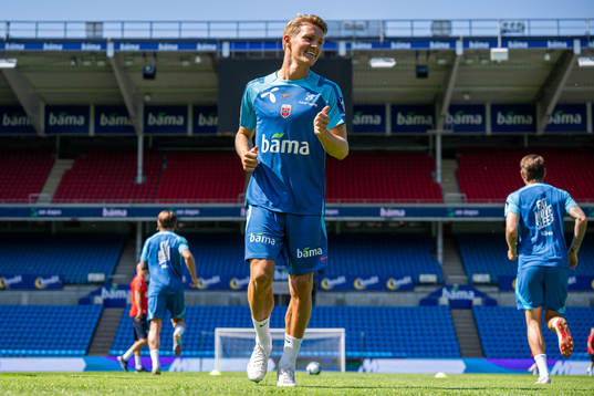 Martin Ødegaard of the Norwegian national football team