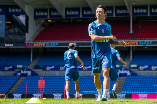 Patrick Berg of the Norwegian national football team