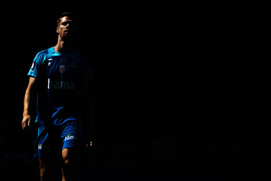 Kristoffer Ajer of the Norwegian national football team