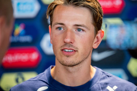 Sander Berge of the Norwegian national football team
