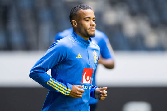 Robin Quaison of the Swedish national football team