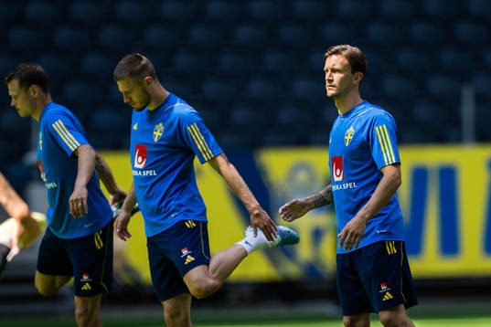 Kristoffer Olsson of the Swedish national football team