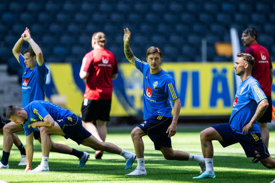 Kristoffer Olsson of the Swedish national football team
