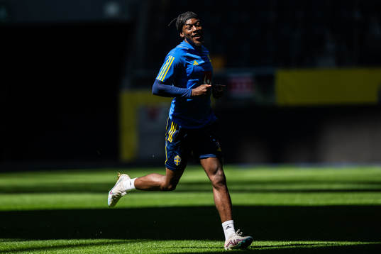 Anthony Elanga of the Swedish national football team