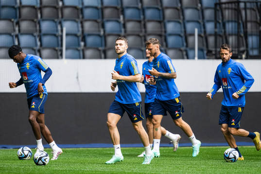 Gabriel Gudmundsson of the Swedish national football team