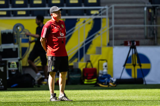Janne Andersson, head coach of the Swedish national