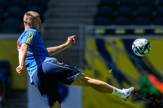 Mattias Svanberg of the Swedish national football team