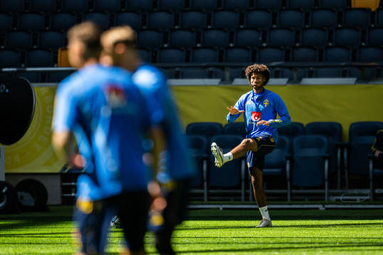 Jens Cajuste of the Swedish national football team