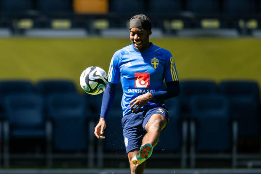 Anthony Elanga of the Swedish national football team