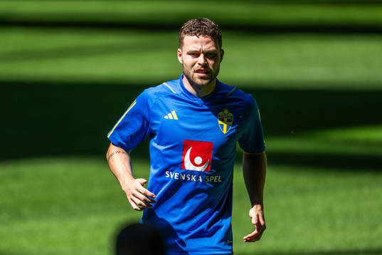 Gabriel Gudmundsson of the Swedish national football team