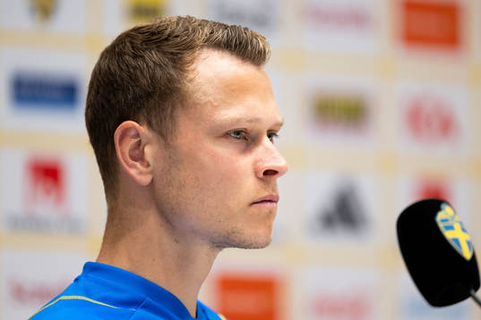 Viktor Claesson of the Swedish national football team