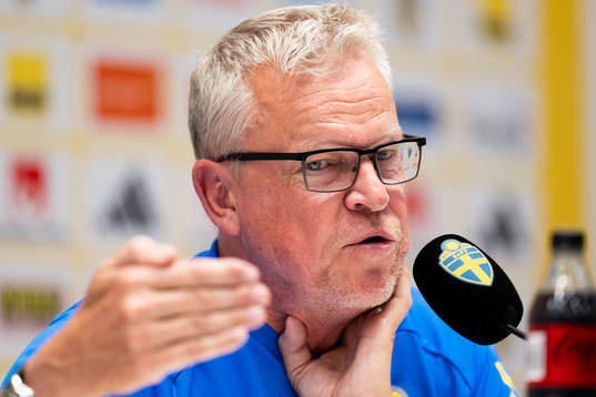 Janne Andersson, head coach of the Swedish national