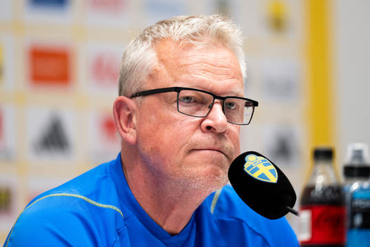 Janne Andersson, head coach of the Swedish national