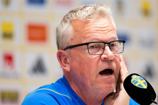 Janne Andersson, head coach of the Swedish national