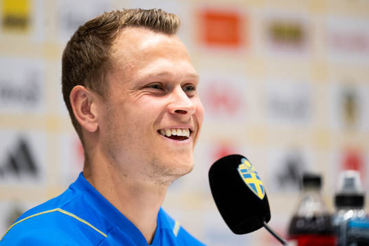 Viktor Claesson of the Swedish national football team