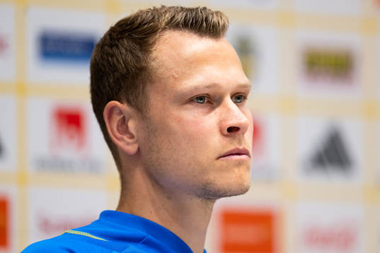 Viktor Claesson of the Swedish national football team