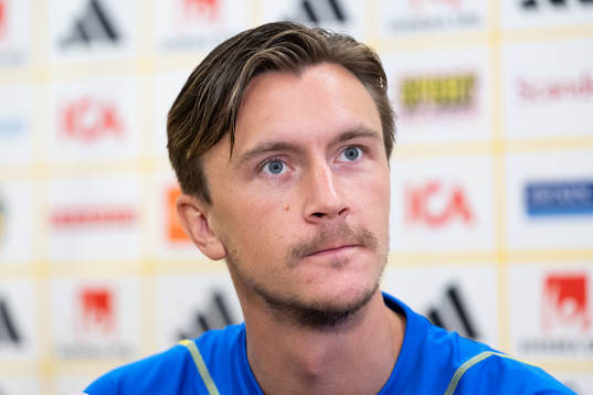 Kristoffer Olsson of the Swedish national football team