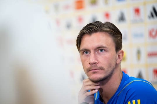 Kristoffer Olsson of the Swedish national football team