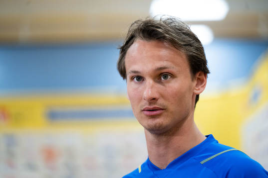 Hjalmar Ekdal of the Swedish national football team