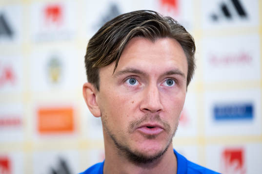 Kristoffer Olsson of the Swedish national football team