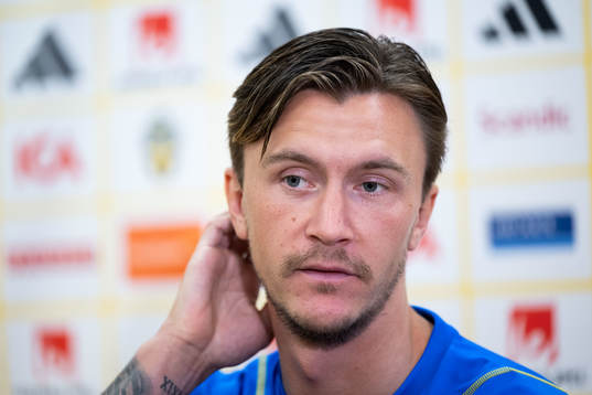 Kristoffer Olsson of the Swedish national football team