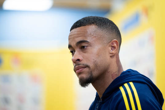 Robin Quaison of the Swedish national football team