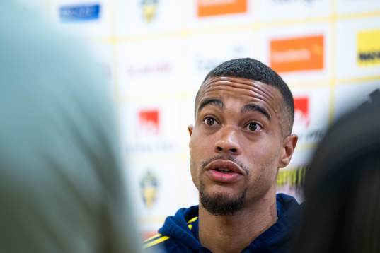 Robin Quaison of the Swedish national football team