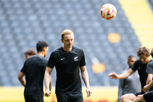 Francis de Vries of New Zealand's national football team