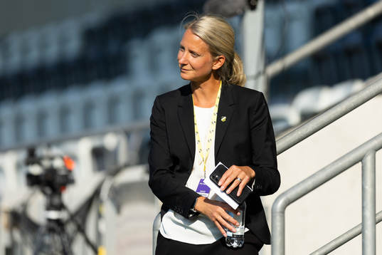 Häckens vice klubbchef och kommunikationschef Malin