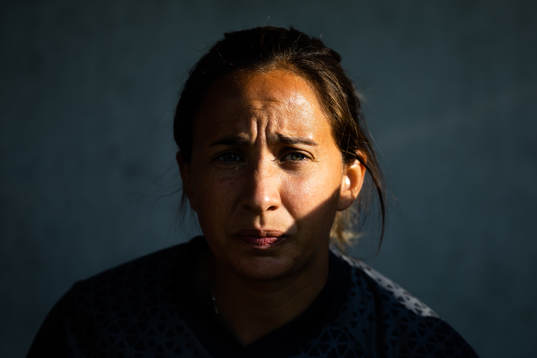 Häckens assisterande tränare Bri Campos innan