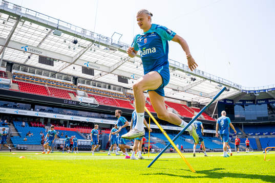 Erling Braut Haaland of the Norwegian national football team
