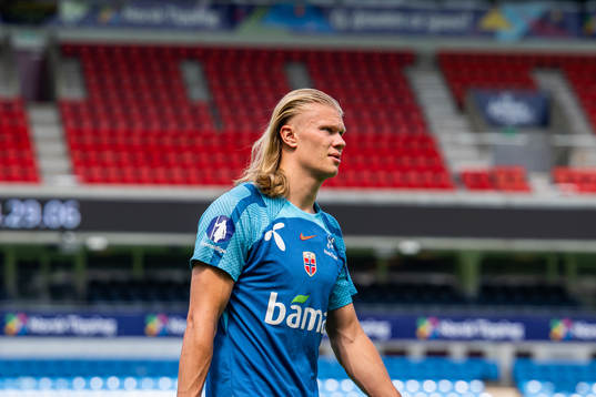 Erling Braut Haaland of the Norwegian national football team