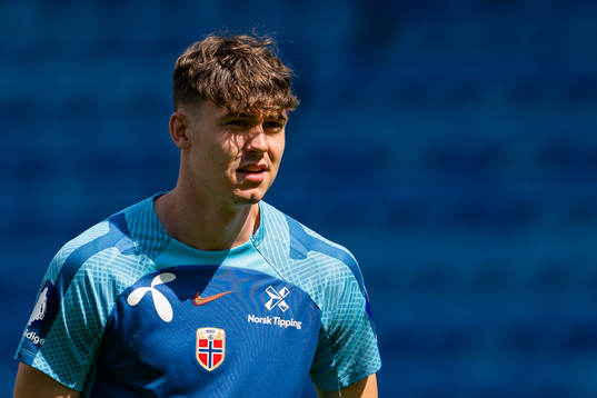 Jørgen Strand Larsen of the Norwegian national football