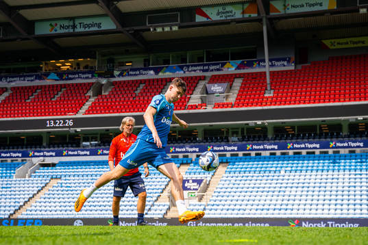 Jørgen Strand Larsen of the Norwegian national football
