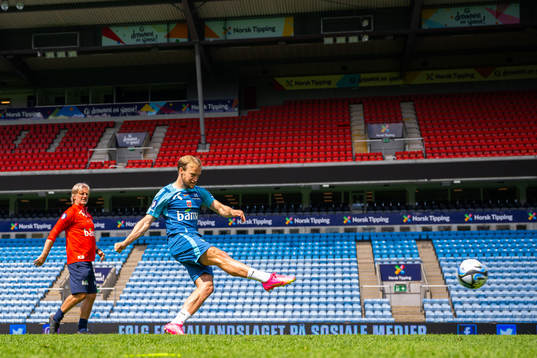 Bård Finne of the Norwegian national football team