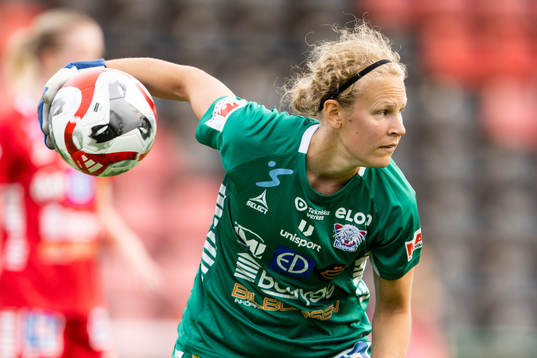 Linköpings målvakt Cajsa Andersson