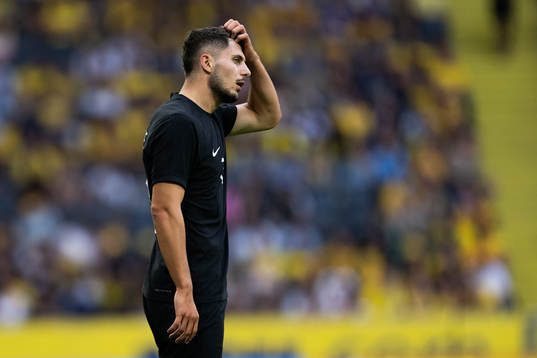 Liberato Cacace of New Zealand looks dejected