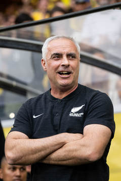 Head coach Darren Bazeley of New Zealand