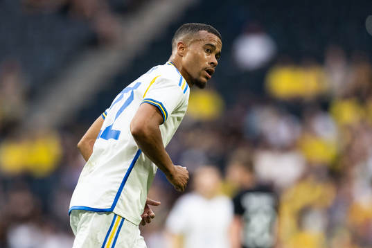 Robin Quaison of Sweden