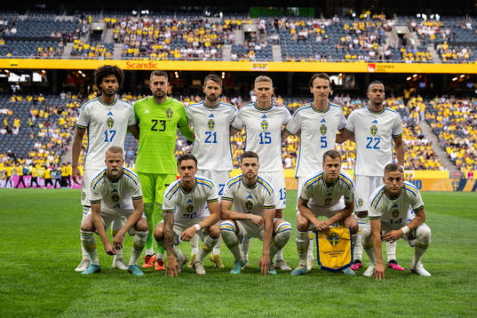 The staring eleven of Sweden