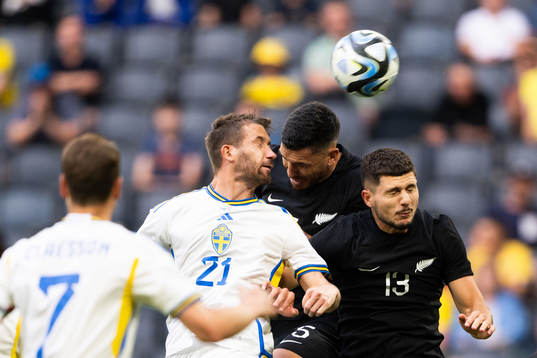 Marcus Rohdén of Sweden and Michael Boxall and Liberato