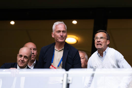 Fredrik Reinfeldt, president of the Swedish Football