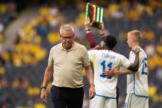 Head coach Janne Andersson of Sweden