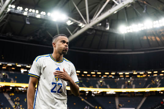 Robin Quaison of Sweden