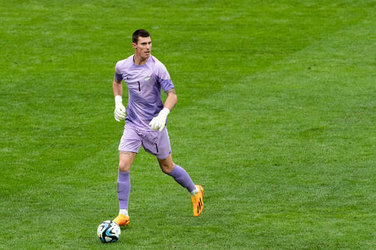 Goalkeeper Oli Sail of New Zealand
