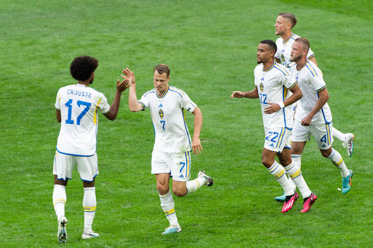 Jens Cajuste, Viktor Claesson, Robin Quaison, Jesper