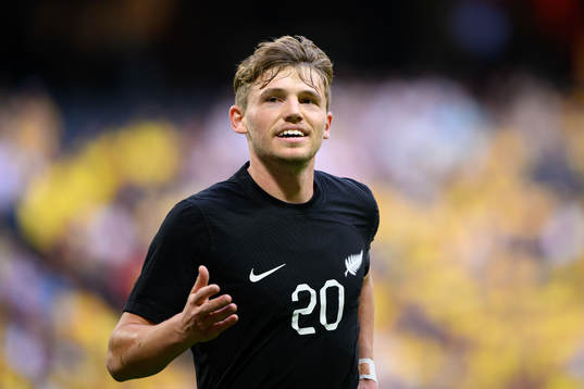 Callum Mccowatt of New Zealand celebrates