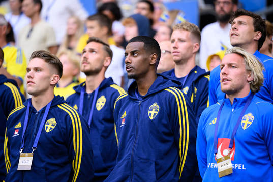 Viktor Gyökeres, Alexander Isak and Emil Forsberg of