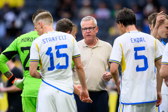 Head coach Janne Andersson of Sweden